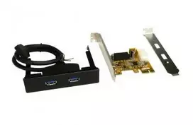 Šakotuvas Kontrolierius Exsys PCIE x1 - 2x USB 3.0 (EX- 11099-2)