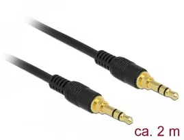 Delock Jack 3,5 mm - Jack 3.5 mm 2 m juodas (85549)