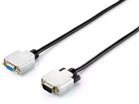 Goobay Equip VGA Kabelis 1920x1080/60Hz Erweit. St/Bu 1.80m juodas Polybeutel