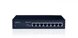 Šakotuvas Tinklo įranga – LANCOM jungiklis GS-1108, 8 prievadų Gigabit Ethernet, 16Gbps, be ventiliatoriaus