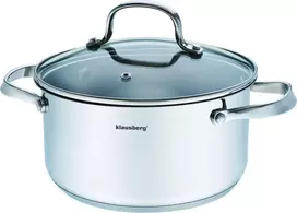 Puodas Puodas su dangčiu, plieno, 18 cm skersmens, 2,5 l, Klausberg
