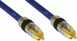 Kabelis InLine RCA (Cinch) -RCA (Cinch) 5m mėlyna (89805P)
