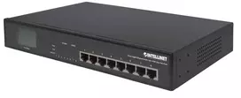 Šakotuvas Intellinet 561310 GIGABIT komutatorius, 8x RJ45, įskaitant 4x „Ultra PoE“, LCD ekranas