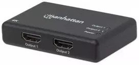 Manhattan Manheteno 4K HDMI skirstytuvas 1x2 por., maitinamas kintamosios srovės 207669