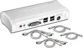 TRENDnet 2 PORT DVI/USB KVM JUNGIKLIŲ RINKINYS (TK-204UK) – Z010051