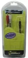 Kabelis MicroConnect Jack 3.5mm - RCA (Cinch) x2 3m juoda (AUDLC3G)
