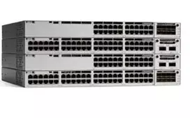 Šakotuvas „Cisco Catalyst 9300“ tik 24 prievadų duomenims, „Network Essentials“.