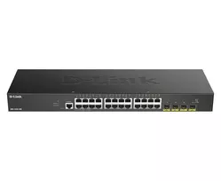 Šakotuvas D-LINK 28 prievadų Smart Managed Gigabit Switch 4x 10G