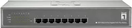 Šakotuvas Level One Carruzzo LevelOne GEP-0822 tinklo komutatorius Gigabit Ethernet (10/100/1000) Maitinimas per Ethernetą (PoE) Pilka