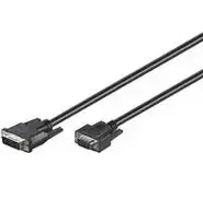 Kabelis MicroConnect DVI-I - D-Sub (VGA) 3m juoda (50991)