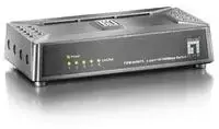 Šakotuvas Level One LevelOne FSW-0508TX tinklo komutatorius Ne-valdomas Fast Ethernet (10/100) Juoda, Pilka