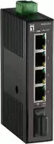 Šakotuvas Level One Switche LevelOne Industrial 5-portowe 1xSC MM+DIN 100Mbps