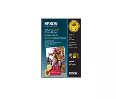 Epson Value blizgus fotopopierius – 10 x 15 cm – 2 x 20 lapų (BOGOF), blizgus, 183 g/m², A4, 10 x 15 cm, spausdinimas biure, kalendorius, nuotraukų koliažas, nuotraukų dovanos, nuotrauka, atvirukai ir dovanų įvyniojimai, sezoniniai..., 40 lapų