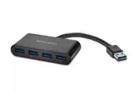 Leitz Kensington K39121WW sąsajos šakotuvas USB 3.2 Gen 1 (3.1 Gen 1) Type-A 5000Mbit/ai Juoda