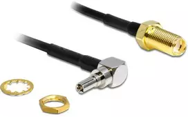 ADAPTER WLAN SMA(F)->CRC-9(M) KAMPINIS NA KABLU 20CM DELOCK