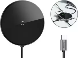 Charger induction for smartphone Baseus WXJMY-A0G (USB 2.0, USB 3.0, USB typ C, juodos spalvos)