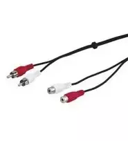 Kabelis Goobay RCA (Cinch) x2 - RCA (Cinch) x2 5m juoda (50027)