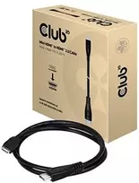 Club 3D Club3D CAC-1350 Mini HDMI į HDMI 2.0 4K 60Hz mini HDMI kištukas HDMI kištukas 1,0 m juodas