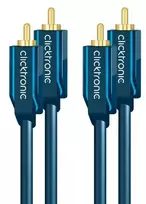Premiumcord ClickTronic HQ OFC kabeliai 2x Cinch - 2x Cinch RCA, M/M, 10m
