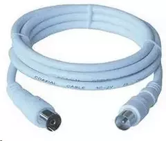 PremiumCord antenos kabelis 20m balta (ktmf20)