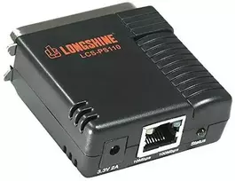 Spausdinimo serveriai Longshine Longshine spausdinimo serveris 100Mbit 1x lygiagretus TP Longshine LCS-PS110
