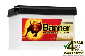 BANNER Runnig Bull EFB PRO 57511 75Ah 700A (EN) akumuliatorius