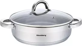 Puodas Plieninis puodas, 28 cm skersmens, 6 l, Klausberg