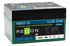 RELION RBGT22 12.8V 22Ah Lithium Ion gilaus iškrovimo akumuliatorius