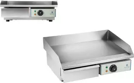 Royal Catering Elektrinis grilis aukštu kraštu, plotis 55 cm