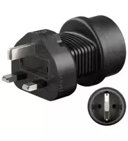 Wentronic Goobay Travel adapteris JK lizdui ir prietaisams su čekišku kištuku ir įžeminimo kaiščiu