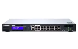 Šakotuvas QNAP QGD-1600P Valdomas Gigabit Ethernet (10/100/1000) Juoda, Pilka Maitinimas per Eternetą (PoE)
