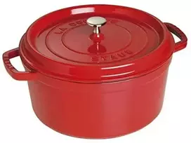 Apvalus ketus puodas Zwilling STAUB 6,7 L, 28 cm, raudonos spalvos