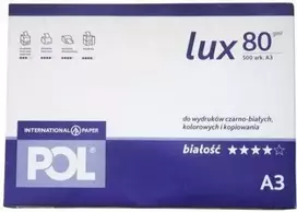 International Paper PolLUX popierius A3 80g 500 lakštų
