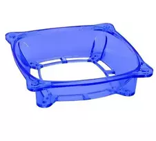 InLine fan adapter 120mm to 70/80/92mm – transparent/mėlynas
