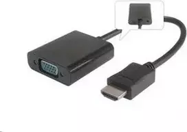 AV PremiumCord HDMI adapteris – D-Sub (VGA) juodas