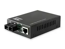 Level One Carruzzo LevelOne GVT-2002 tinklo medijos keitiklis 1000Mbit/ai 1310 nm Vienas režimas Juoda