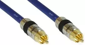Kabelis InLine RCA (Cinch) RCA (Cinch) 2m mėlyna (89402P)