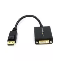 StarTech.com DP2DVI2 vaizdo kabelio adapteris 0,152 m DisplayPort DVI-I Juoda