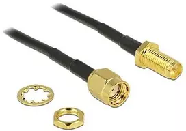 Delock antenos kabelis RP-SMA kištukas > RP-SMA kištukas, skirtas montuoti 200 mm