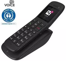 Telekom Speedphone 32 - IP didelio mygtuko belaidis telefonas - juodmedis