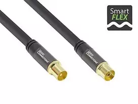 Goobay antenos kabelis 20m juodas (50913)