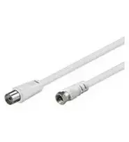 Antenos jungtis gn TV - wt F Goobay Balta 1.5m