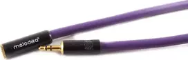Kabelis Melodika Jack 3.5mm - Jack 3.5mm 2.5m violetinė