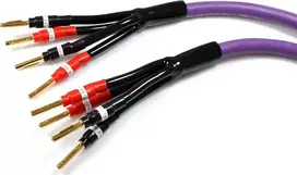 Kabelis Melodika Bananai x4 - Banana x4 6m violetinė