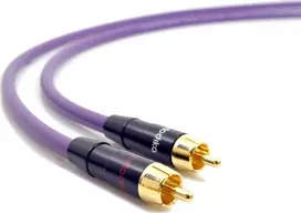 Kabelis Melodika RCA (Cinch) x2 - RCA (Cinch) x2 15m violetinė
