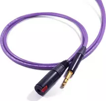 Kabelis Melodika Jack 6.3mm - 6,3mm 5m purpurinės