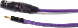 Kabelis Melodika Jack 3.5mm - XLR 1.5m violetinė