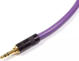Kabelis Melodika Jack 3.5mm - Jack 3.5mm 2.5m violetinė