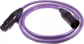Kabelis Melodika XLR - XLR 4m violetinė