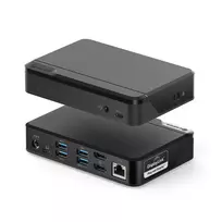 Stotis / replikatorius Alogic Universal Twin HD Pro prijungimo stotis USB-C / USB (DUTHDPR)